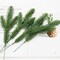 50 Pcs Artificial Pine Branches Green Plants Pine Needles DIY Accessories for Garland Wreath Christmas and Home Garden Decor (50, Green)